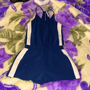 Navy Blue Romper